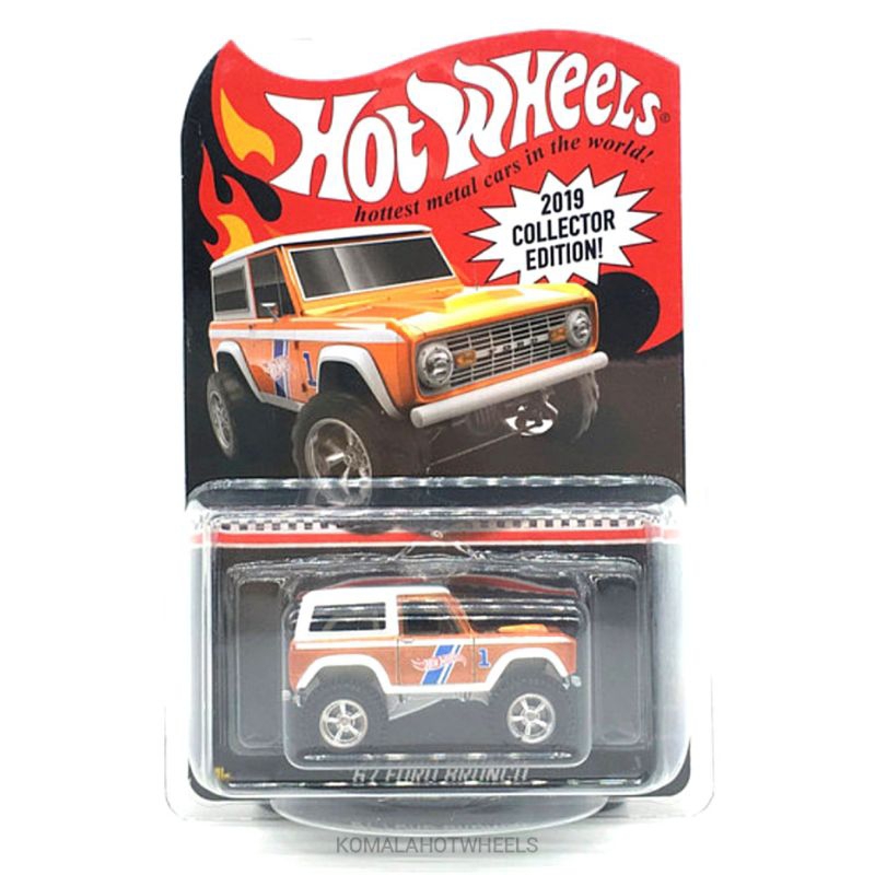 Hot Wheels 67 Ford Bronco RLC 2019 Collector Edition