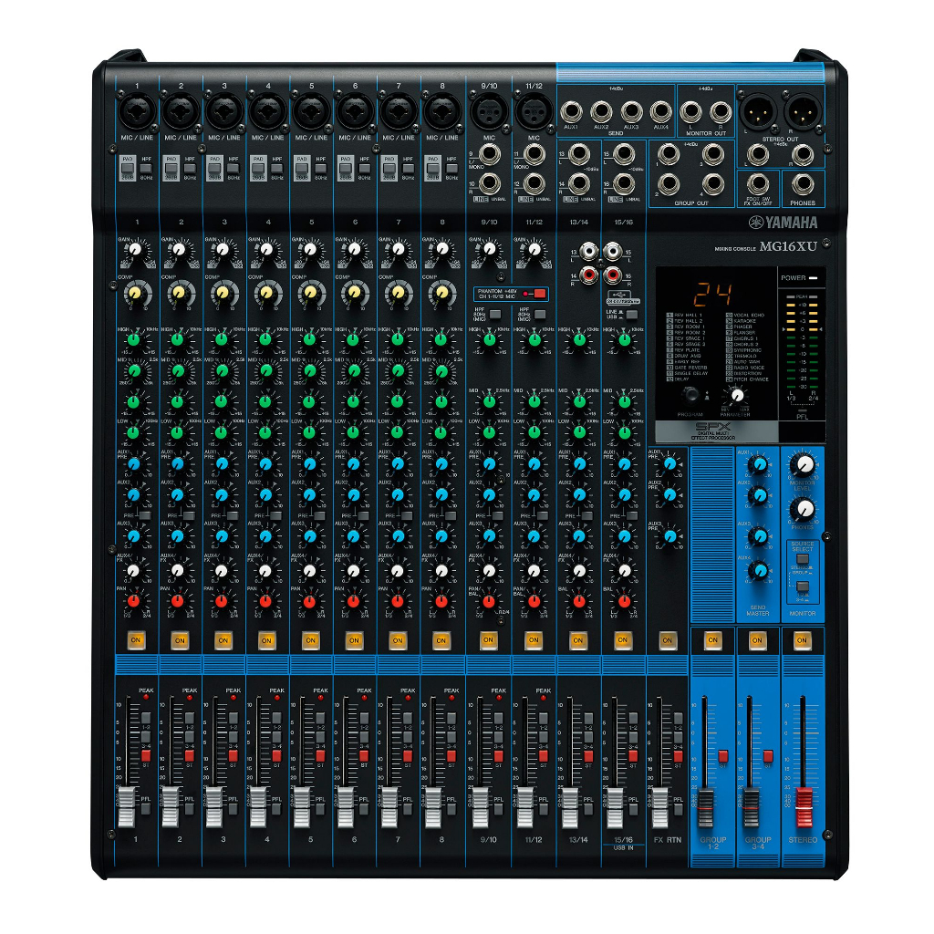 Mixer Yamaha MG 16XU/MG16 XU/MG 16 XU ( 16 CHANNEL )