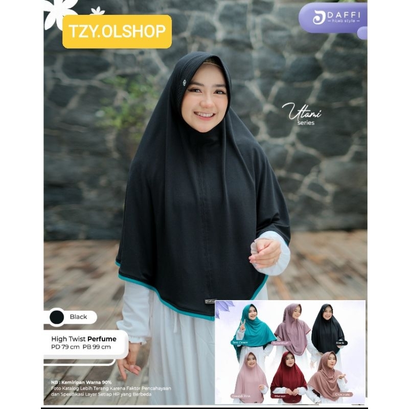 [ 7.7 ] UTAMI HIJAB. Hijab Instan Original By Daffi ✓ TZY. Olshop ✓