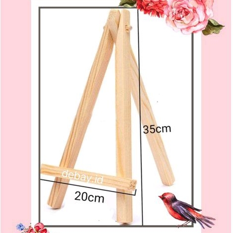 

Wooden Easel Tripod/Stand Kanvas lukis/Tempat Lukis