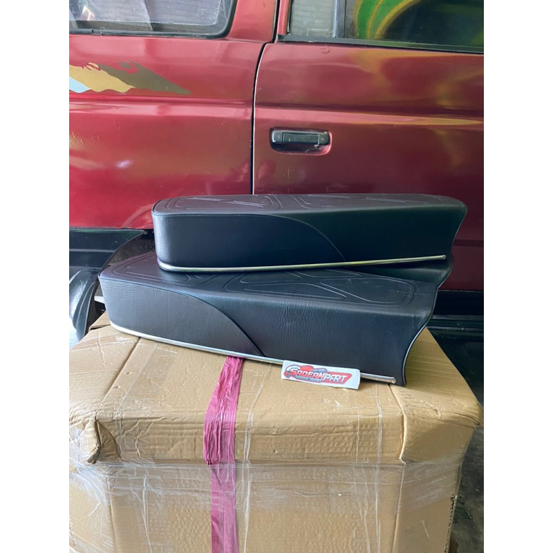 Jok CB Model Coakan aki XX spon ijo anti gembos asli produk Nganjuk