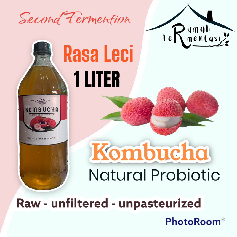 

1LITER KOMBUCHA RASA LECI