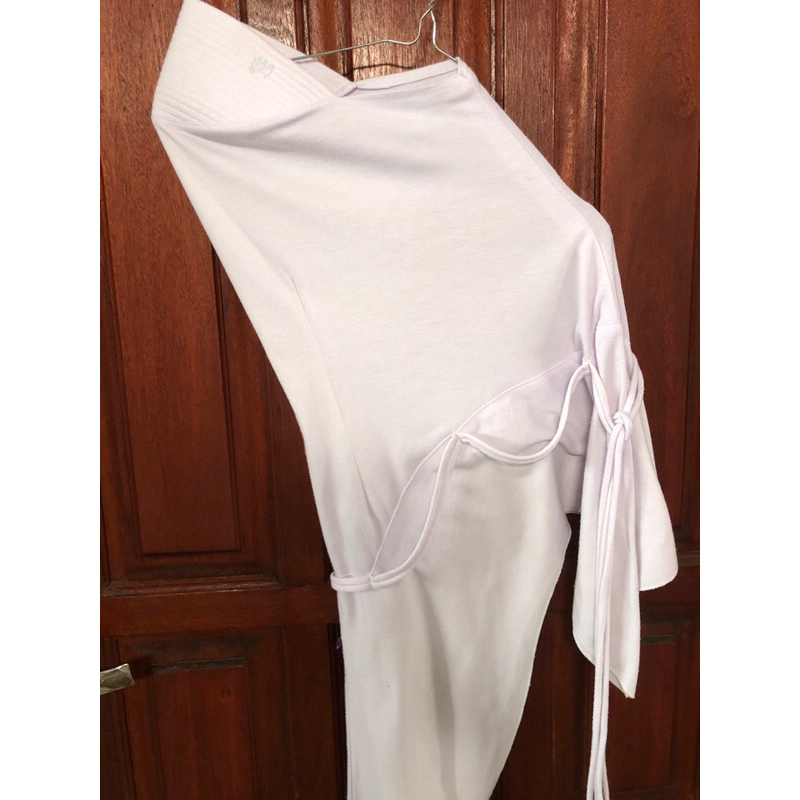 PRELOVED KERUDUNG BERGO PUTIH RABBANI SERAGAM SD