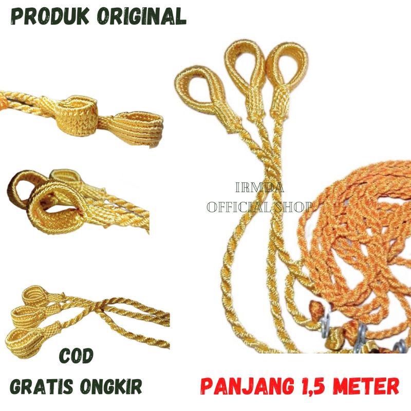 TALI AYAM JAGO / TALI AYAM BANGKOK  / TALI AYAM UMBARAN ( WARNA GOLD HARGA SATUAN )