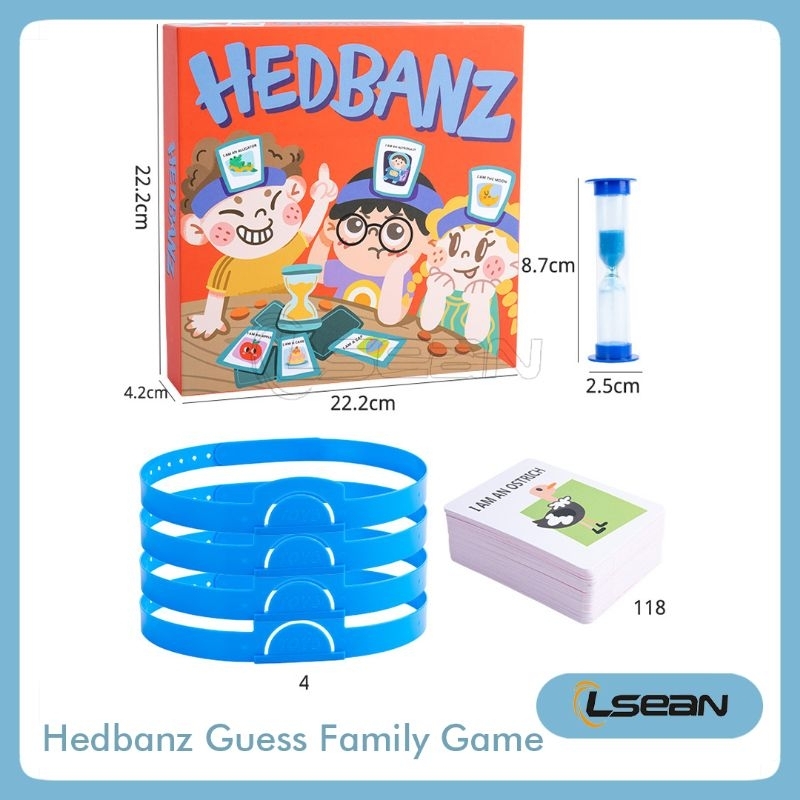 MAINAN HEADBAND FAMILY GAME | HEDBANZ GUESS WHO AM I