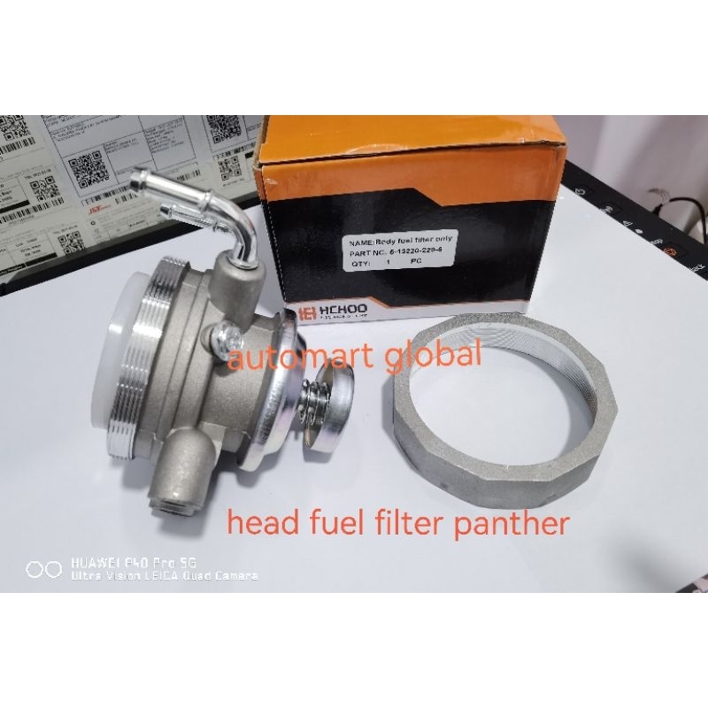 body fuel filter pompa solar panther