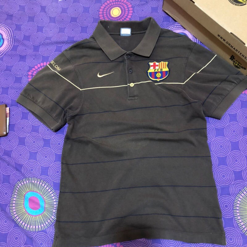 NIKE fc barcelona polo shirt original golf second jersey away 2003