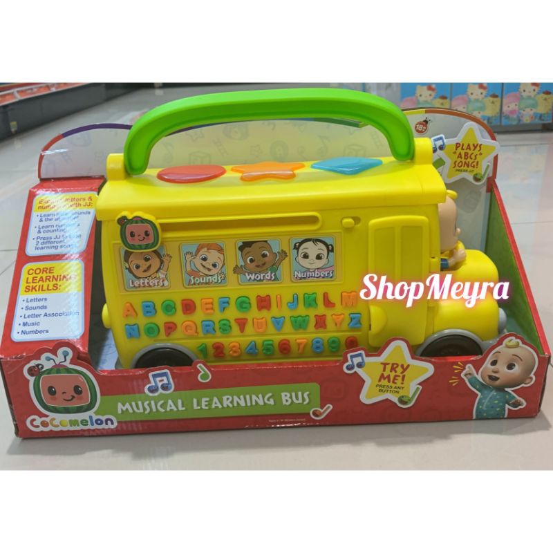 Cocomelon Musical Learning Bus Mainan Edukasi Bayi