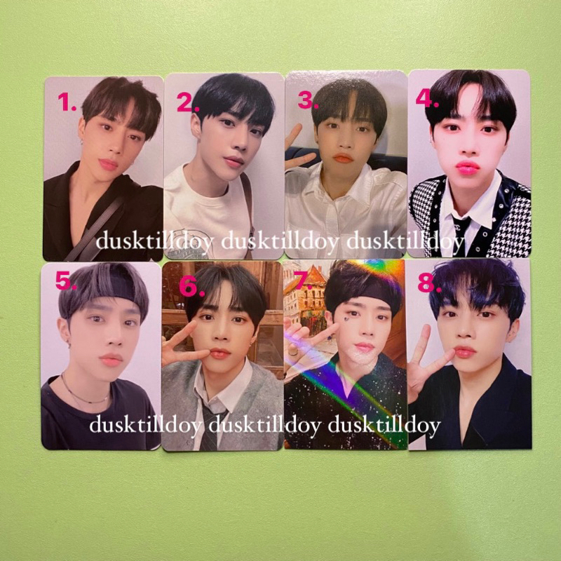 photocard pc album benefit the boyz sunwoo changmin q hyunjae younghoon