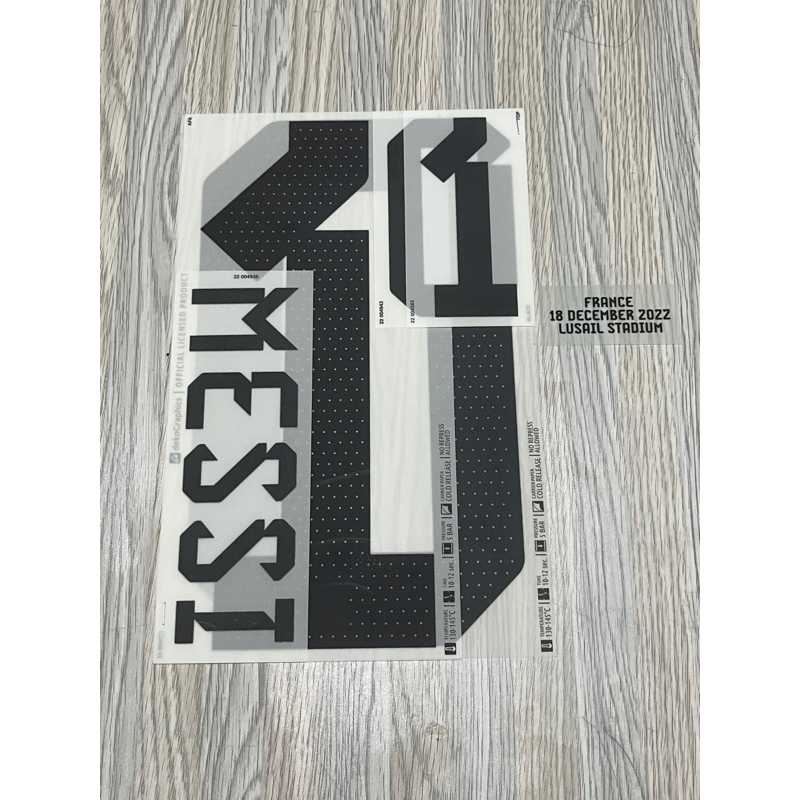 2022-23 Argentina Home Messi Nameset Original