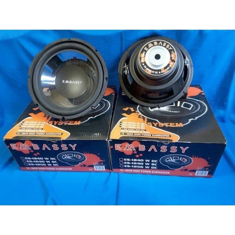 Subwoofer 12inch Embassy Transparan ES1240