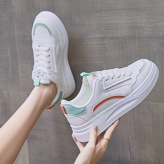 CYS COD SEPATU SNEAKERS WANITA KOREA CASUAL TALI FASHION IMPORT SEPATU CEWEK SPORT WOMEN SHOES / SPT-23