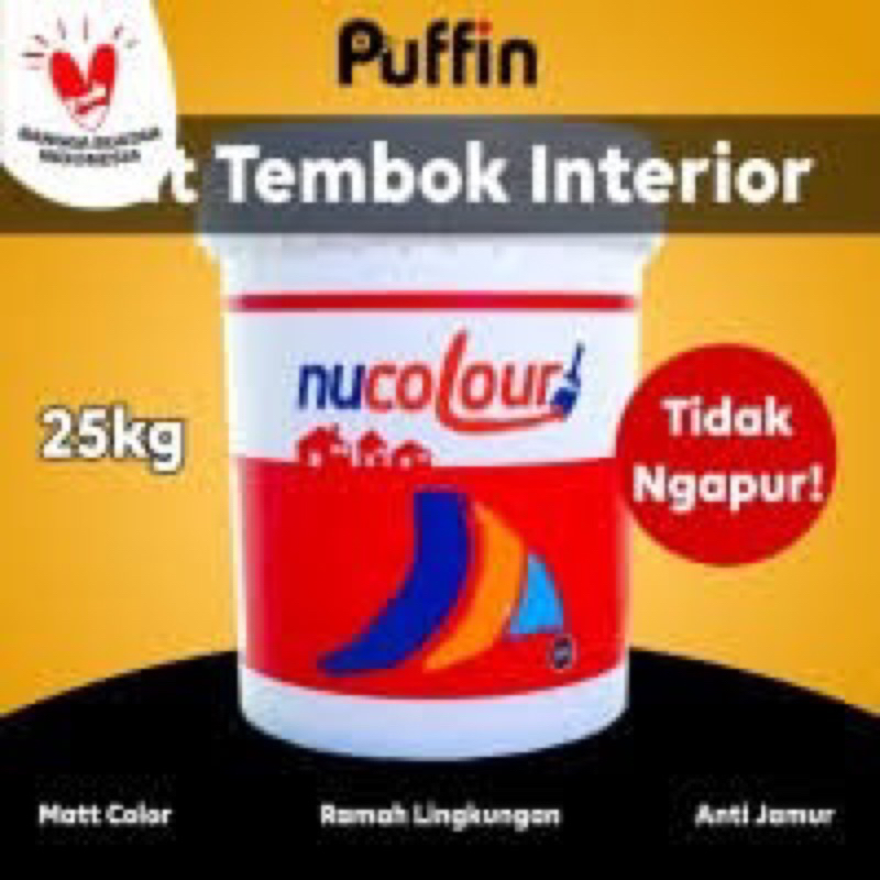 Cat Tembok Dinding merk Nucolour 5kg obral sisa stok