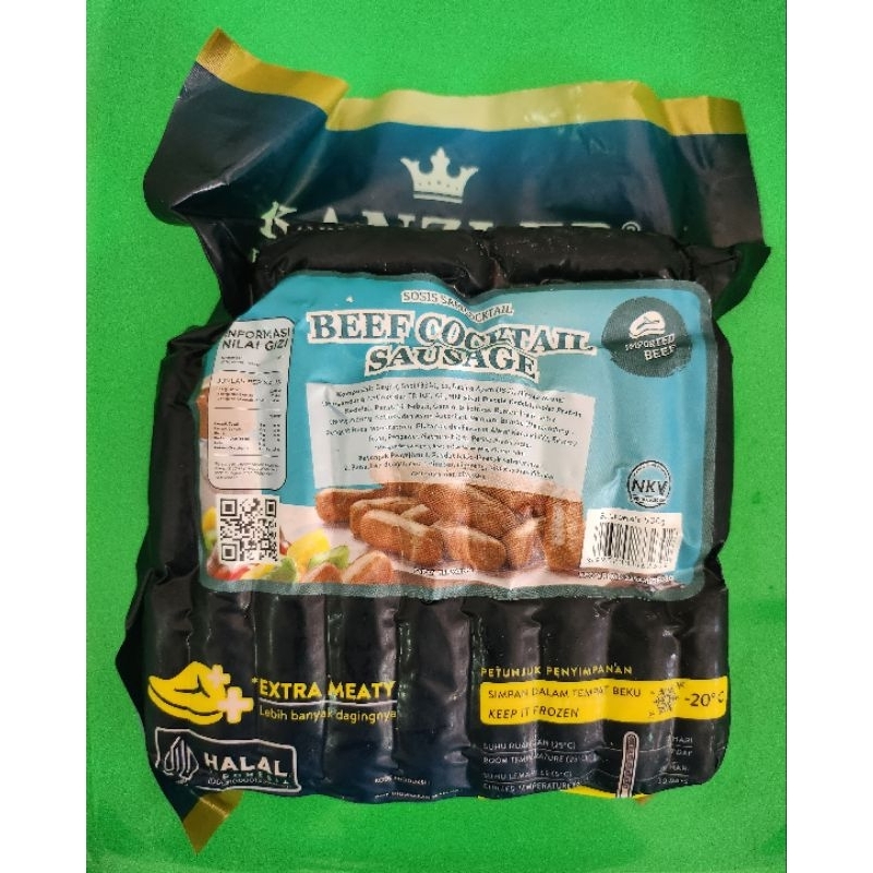 

Sosis Sapi Cocktail Kanzler 500 gram