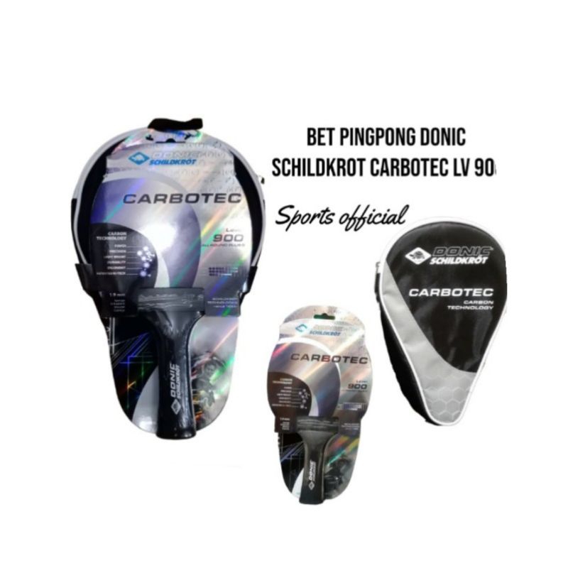 Bet Tenis Meja / Bet Pingpong Donic SCHILDKROT Carbotec Level 900