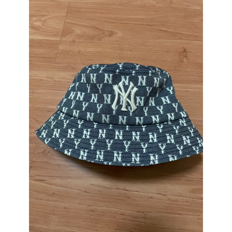 MLB bucket hat denim monogram