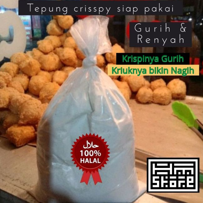 Jual TEPUNG TAHU CRISPY TEPUNG BUMBU SERBAGUNA TAHU TEMPE BAKWAN PISANG