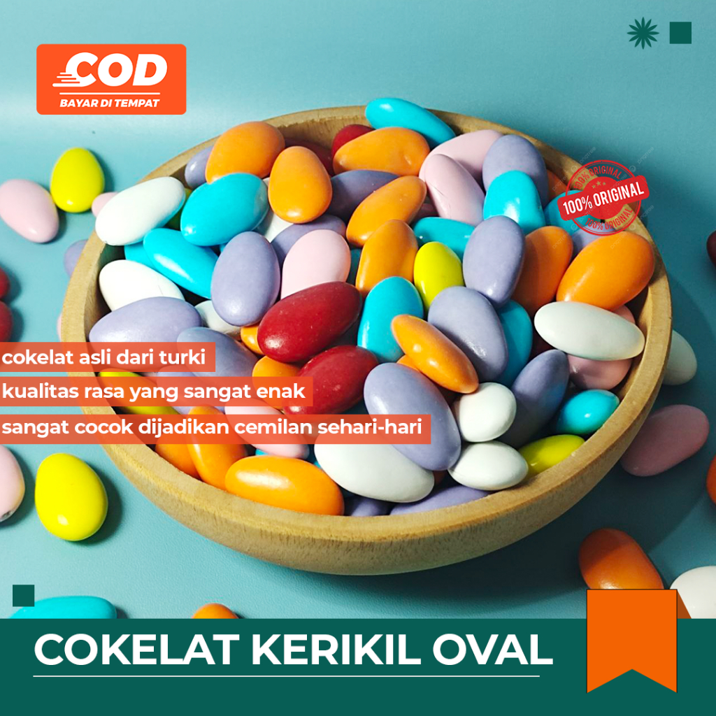 

COKLAT KERIKIL OVAL KHAS ARAB OLEH OLEH HAJI DAN UMROH ORIGINAL 1kg