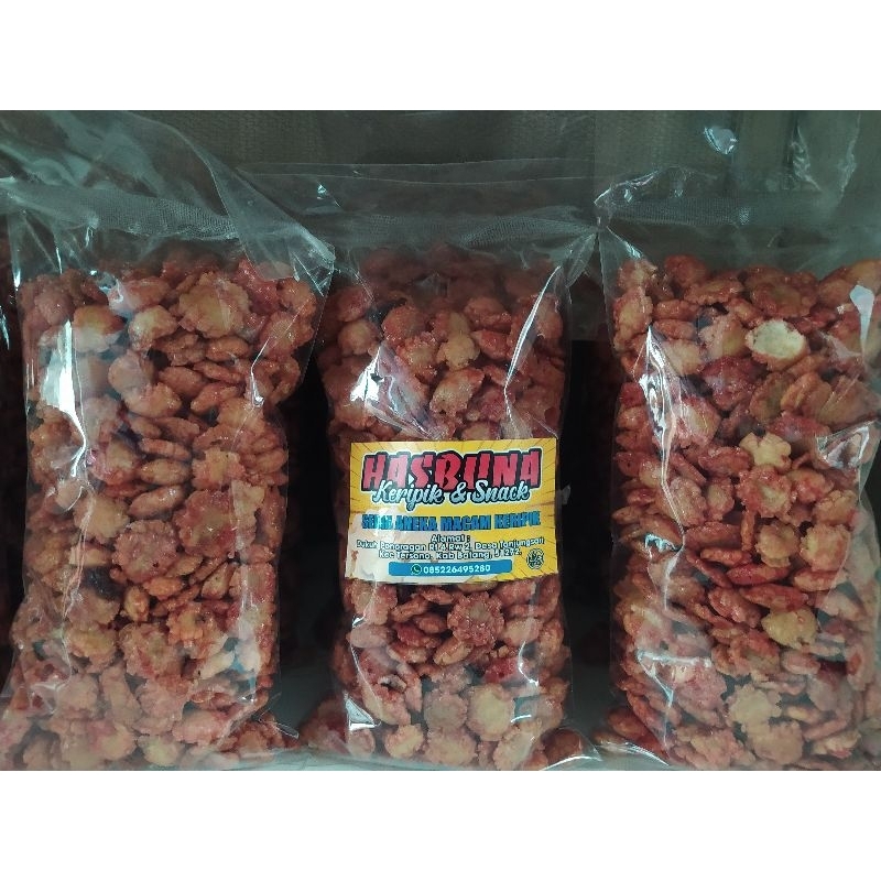 

Emping Melinjo Kletuk Manis Pedas 500gr kualitas super