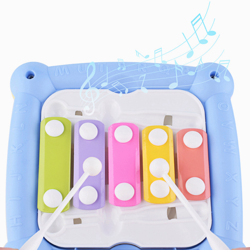 Mainan 6in1 / mainan edukasi multifungsi bayi/anak dengan bermacam mainan dan lagu musik
