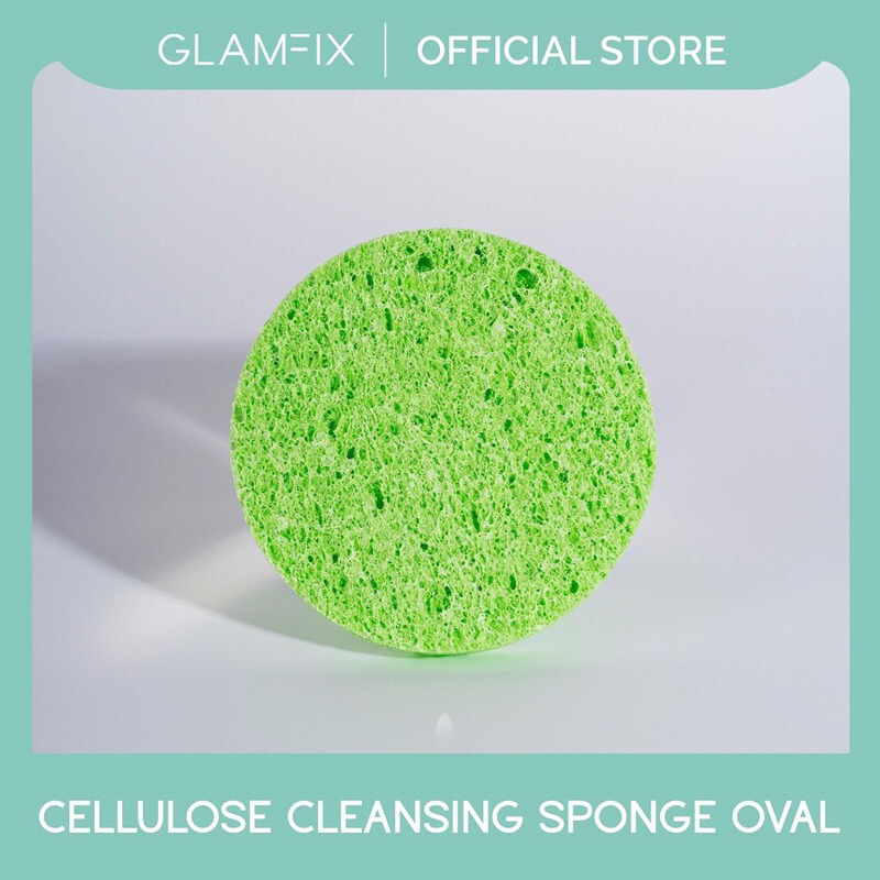 [BISA COD] Glam Fix Cellulose Cleansing Sponge - Spons Pembersih Wajah - Glamfix Alat Kecantikan Makeup by YOU