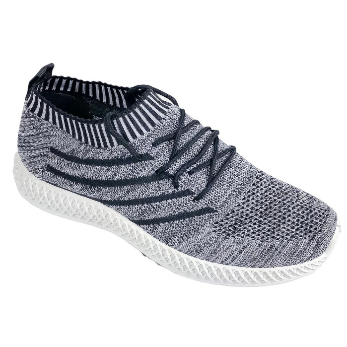 Sepatu Sneakers Pria S0159 grey black