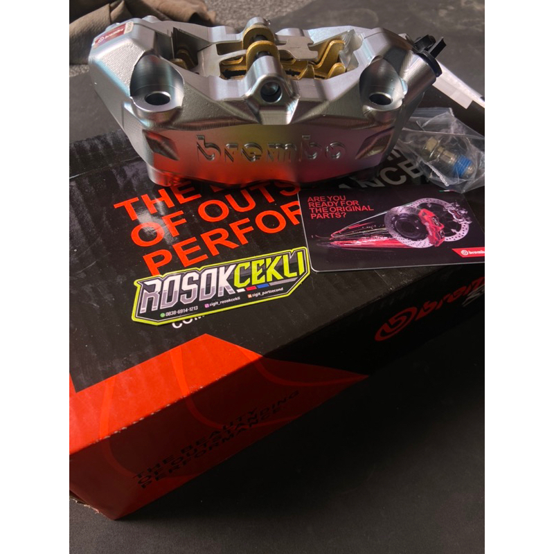 KALIPER 4 PISTON M3 K50 MONOBLOCK BREMBO M50 CALIPER M432 GP4X ORIGINAL IMPORT