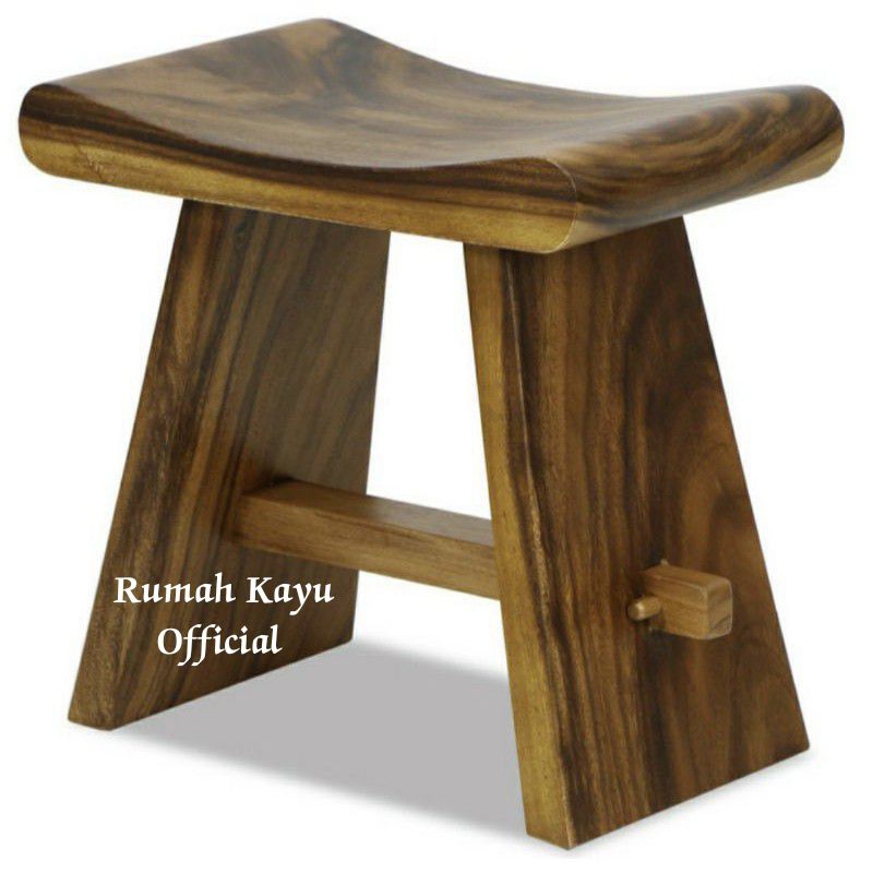 KURSI / DINGKLIK BAR CAFE STOOL KAYU TREMBESI SOLID