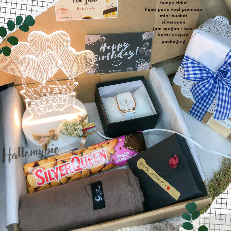 

Hampers Giftbox Kado Ulangtahun Anniversary Wisuda Valentine Hari Special