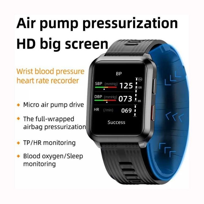 SKMEI Smartwatch Sport Heart Rate Airbag Blood Pressure Waterproof - P60