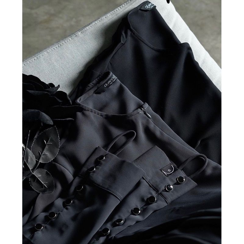 Saila by Aljenna Dark Grey ready stock