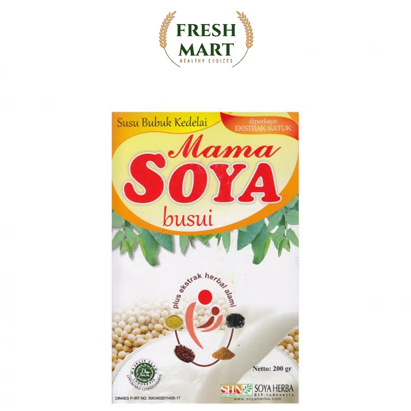 Mama Soya MAMA SOYA NUTRI SOYA SUSU KEDELAI PELANCAR ASI 200GR VANILLA