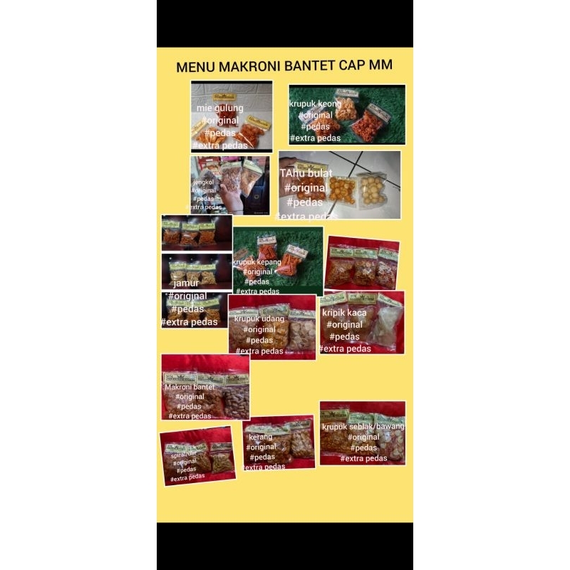 

Makroni cap MM khas tasikmalaya