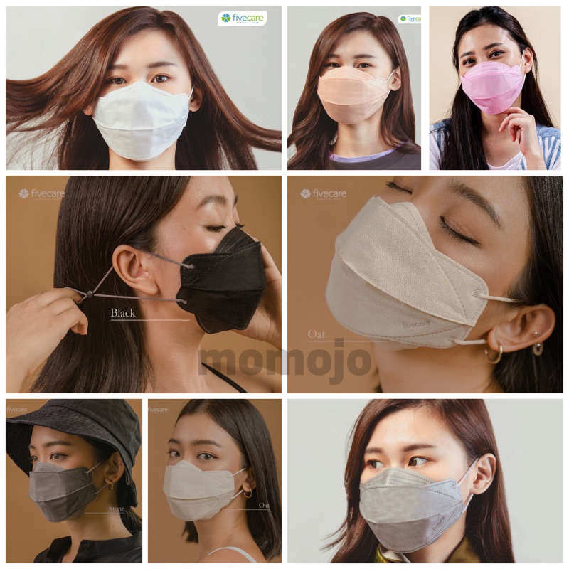 FIVECARE 4D MASKER MEDIS EARLOOP  SURGICAL 4 PLY FILTER