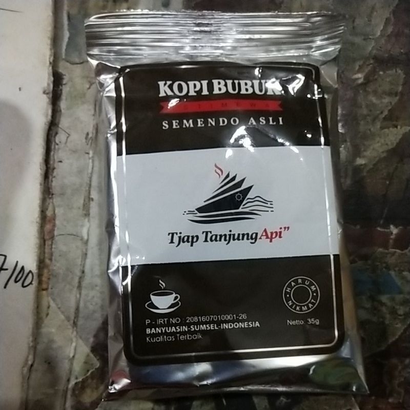 

kopi semendo tjap tanjung api (35gr)