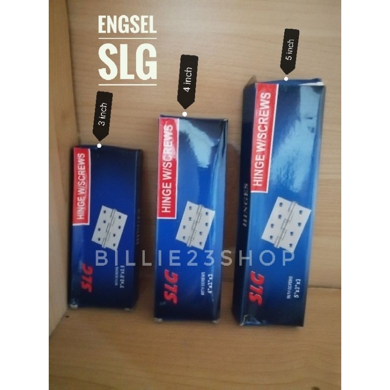 Engsel Tebal 4 Inch Stainless SLG/Engsel Pintu sepasang