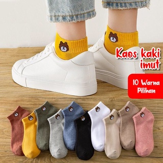 ARJUNA Kaos Kaki DEWASA Semata Kaki Polos Kaus Kaki Ankle Dewasa Short Socks Import Bisa COD / Kaos Kaki Pendek Motif Terpopuler