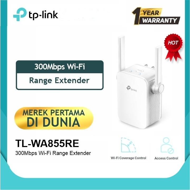 TP-LINK TL-WA855RE 300Mbps Wi-Fi Range Extender