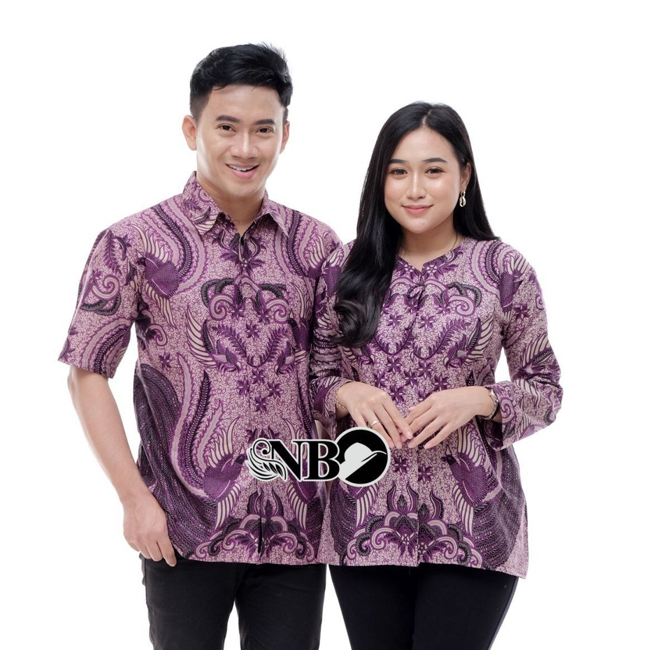 COUPL BATIK MODERN KEKINIAN WANITA DAN PRIA SIZE M L XL XXL