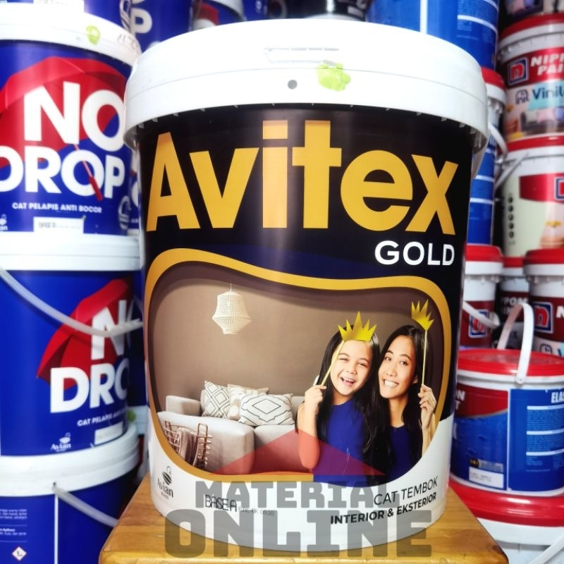 Jual Avitex Gold Kg Kg Pail Cat Tembok Premium Interior Exterior