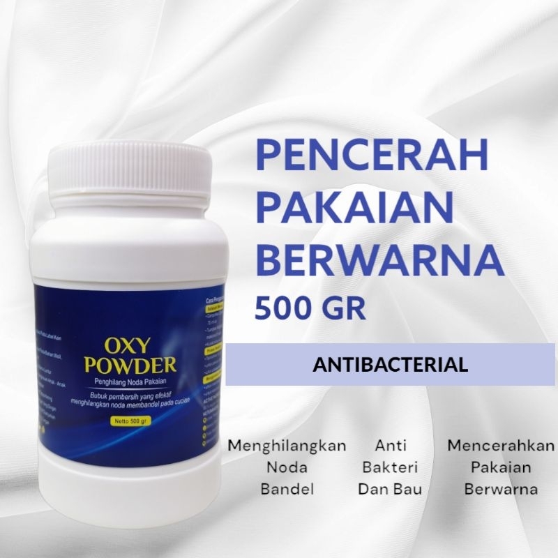 PENGHILANG NODA PAKAIAN OXY POWDER PENCERAH PAKAIAN BERWARNA