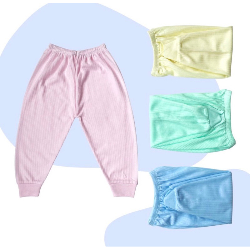 1 lusin celana bayi newborn / celana bayi salur / celana bayi