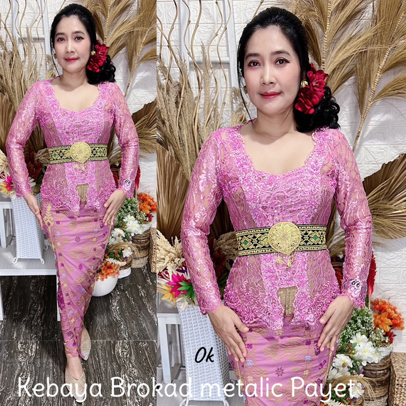 kebaya jadi brokad metalic