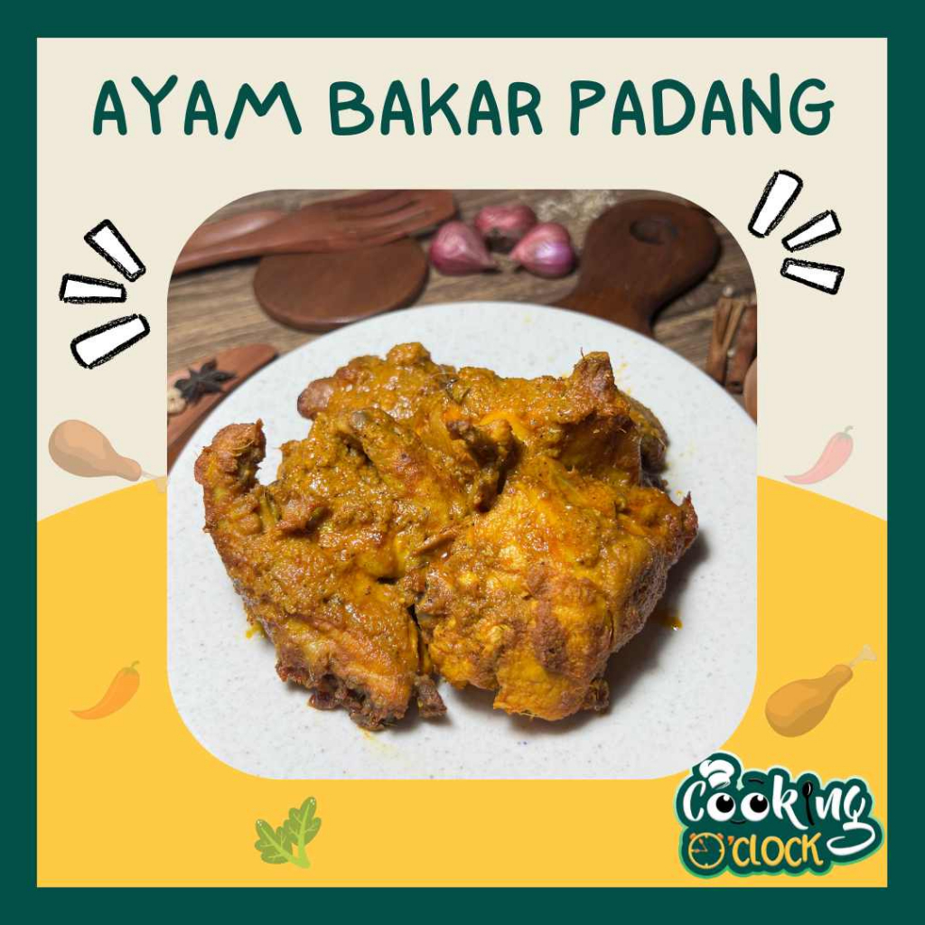 

Ayam Bakar Padang Ungkep Free Sambal Bawang