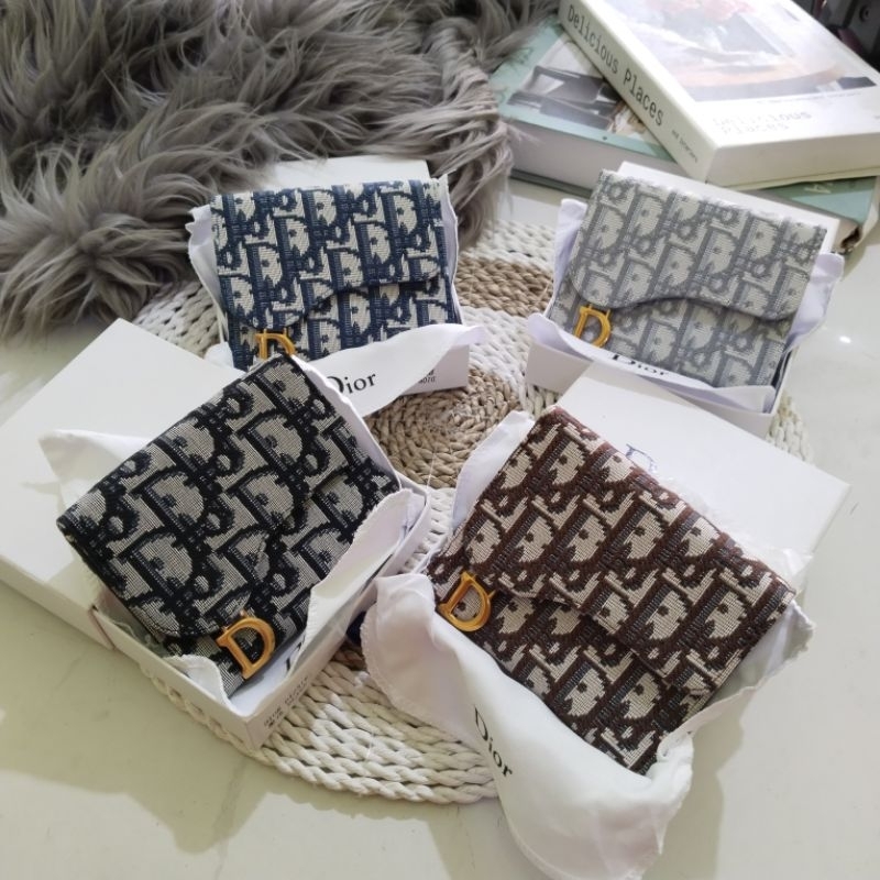 NEW ITEM dompet dr obligue lipat mini kanvas free box