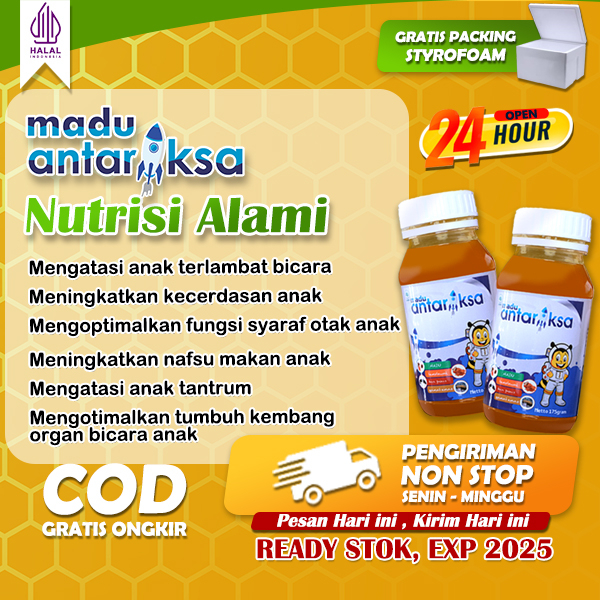 Obat Anak Telat Bicara / Obat Anak Speech Delay / Obat Anak Terlambat Bicara / Madu Anak Terlambat B