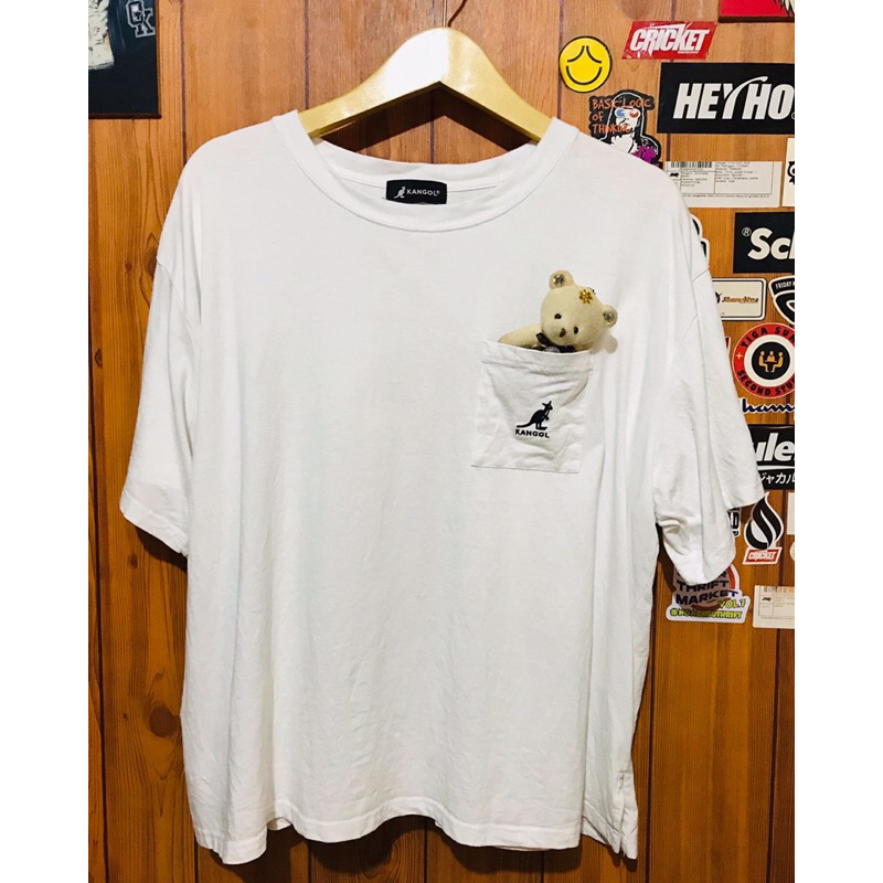 second brand T-shirt baju kaos kangol pop socket