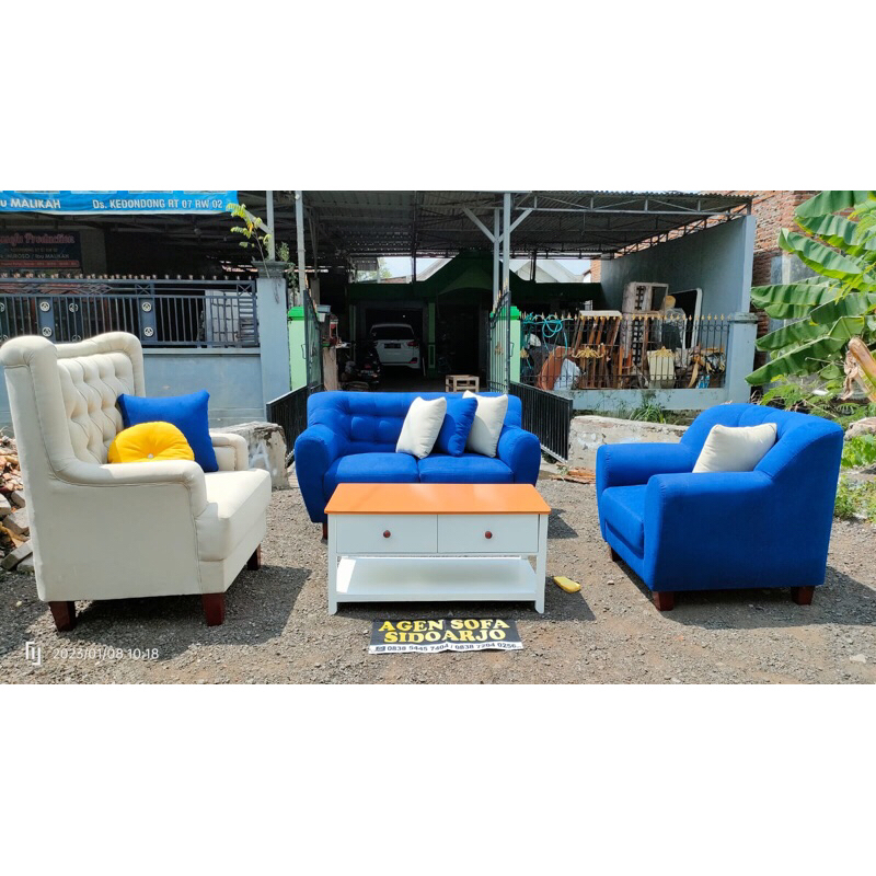 Sofa retro 211 meja, Sofa minimalis, scandinavian, sofa modern, sofa classic