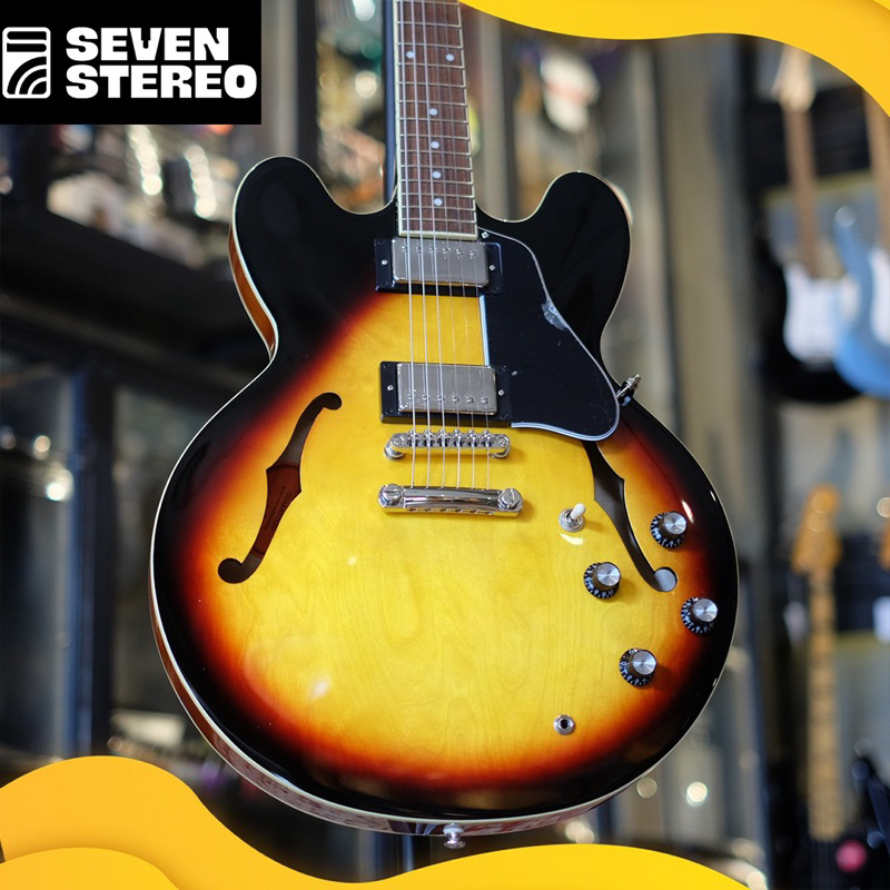 Epiphone ES335 ES-335 Vintage Sunburst Semi Hollow Vintage Sunburst