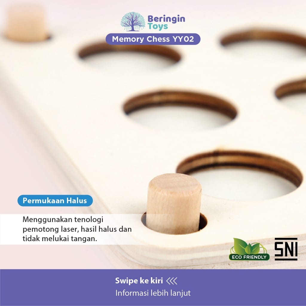 Mainan Edukasi - Memory Chess / Board Game / Mainan Tebak Gambar / Mainan Gambar Anak